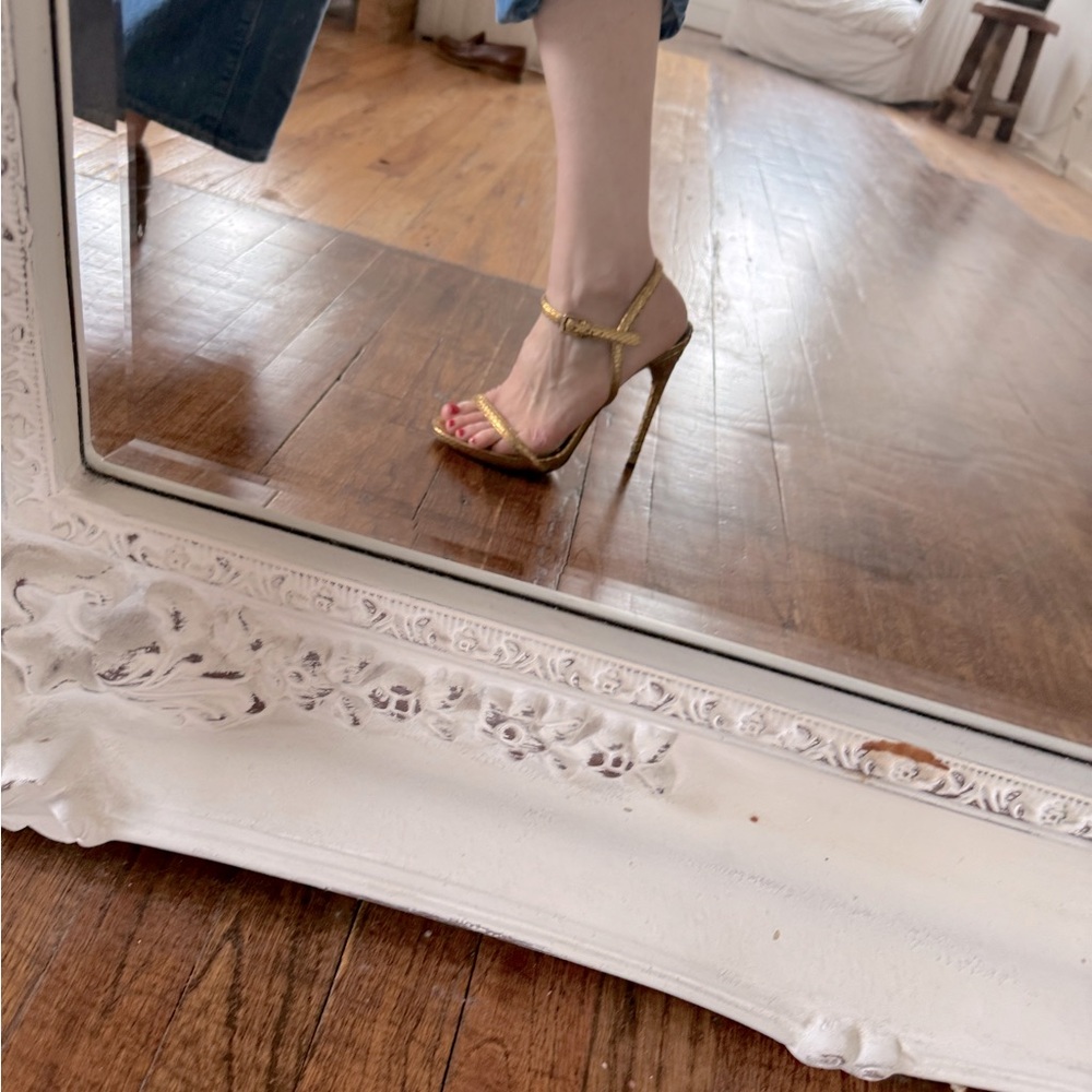 Tom Ford Gold Python Heels - image 4